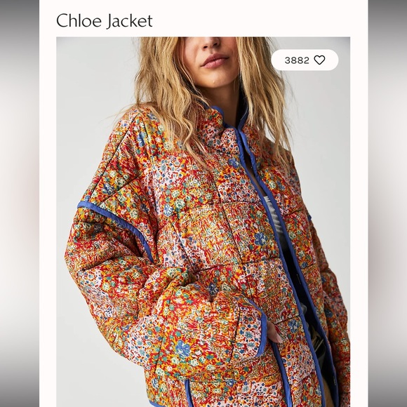 ISO FREE PEOPLE CHLOE JACKET - Picture 1 of 3